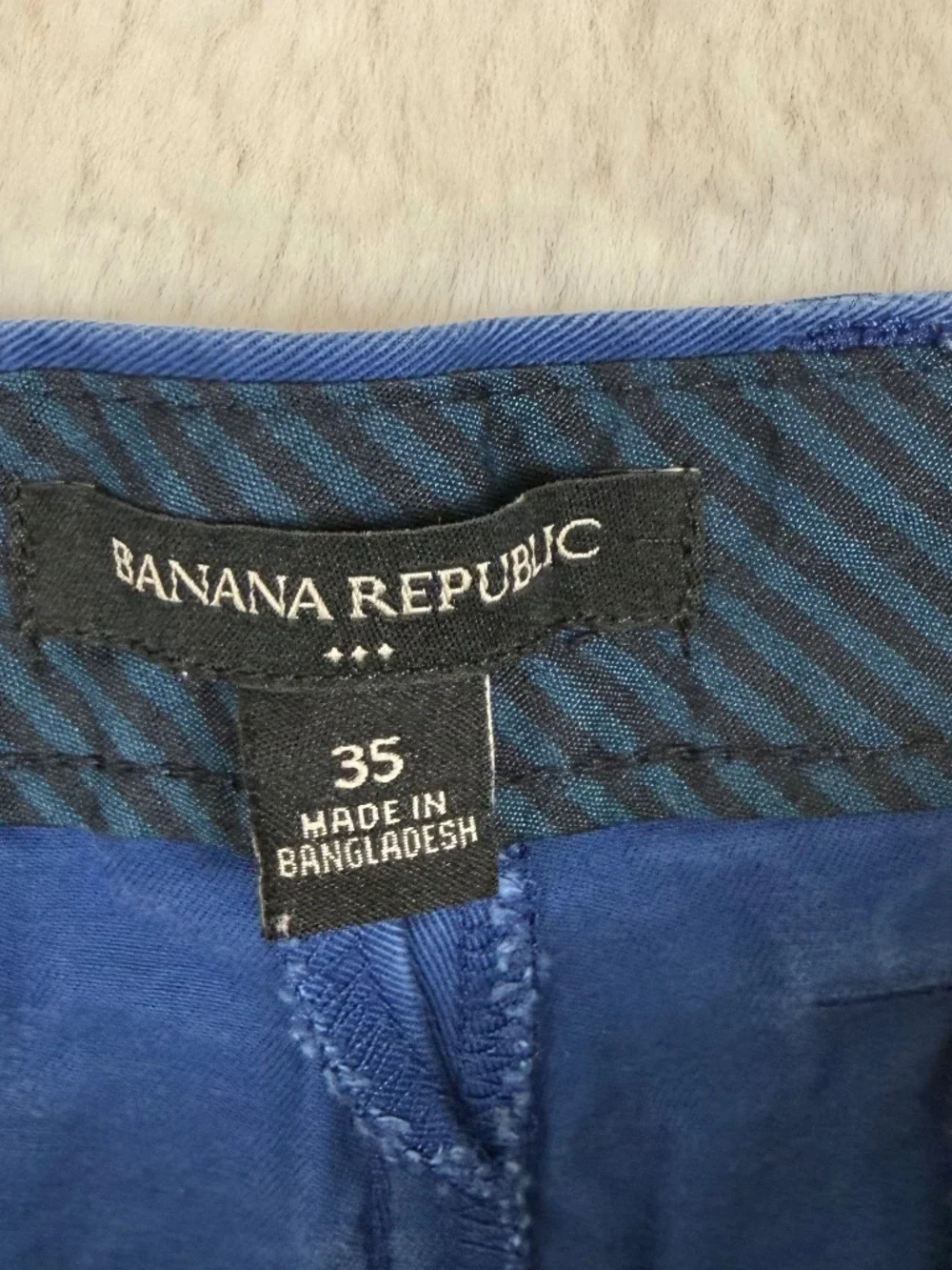 Banana Republic Deck Short in Underwater Blue Cotton 9